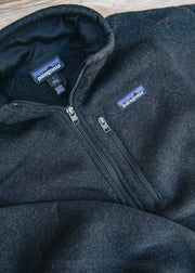 Patagonia Better Sweater 1/4 Zip in Black