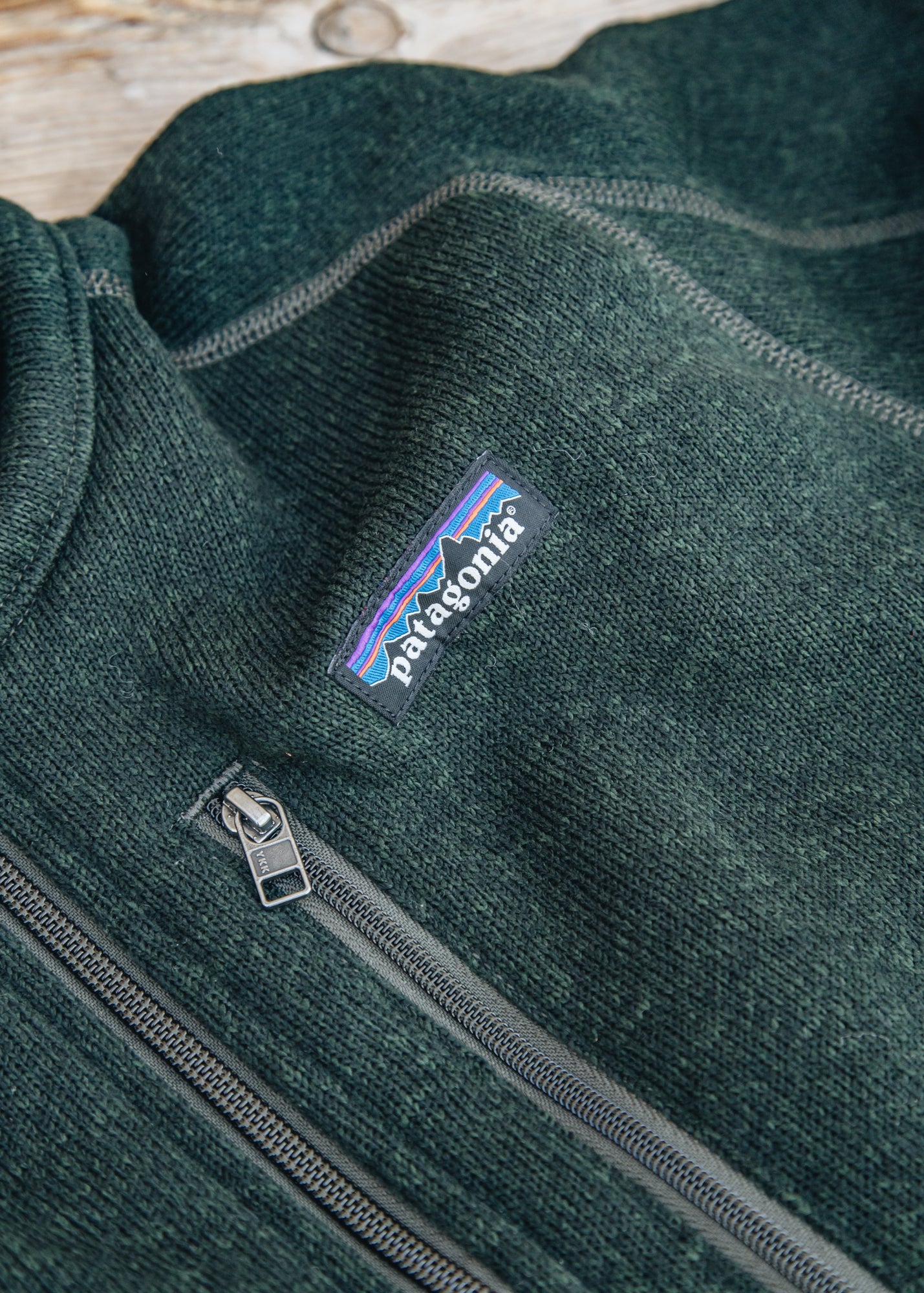 Patagonia Better Sweater 1/4 Zip in Old Growth Green