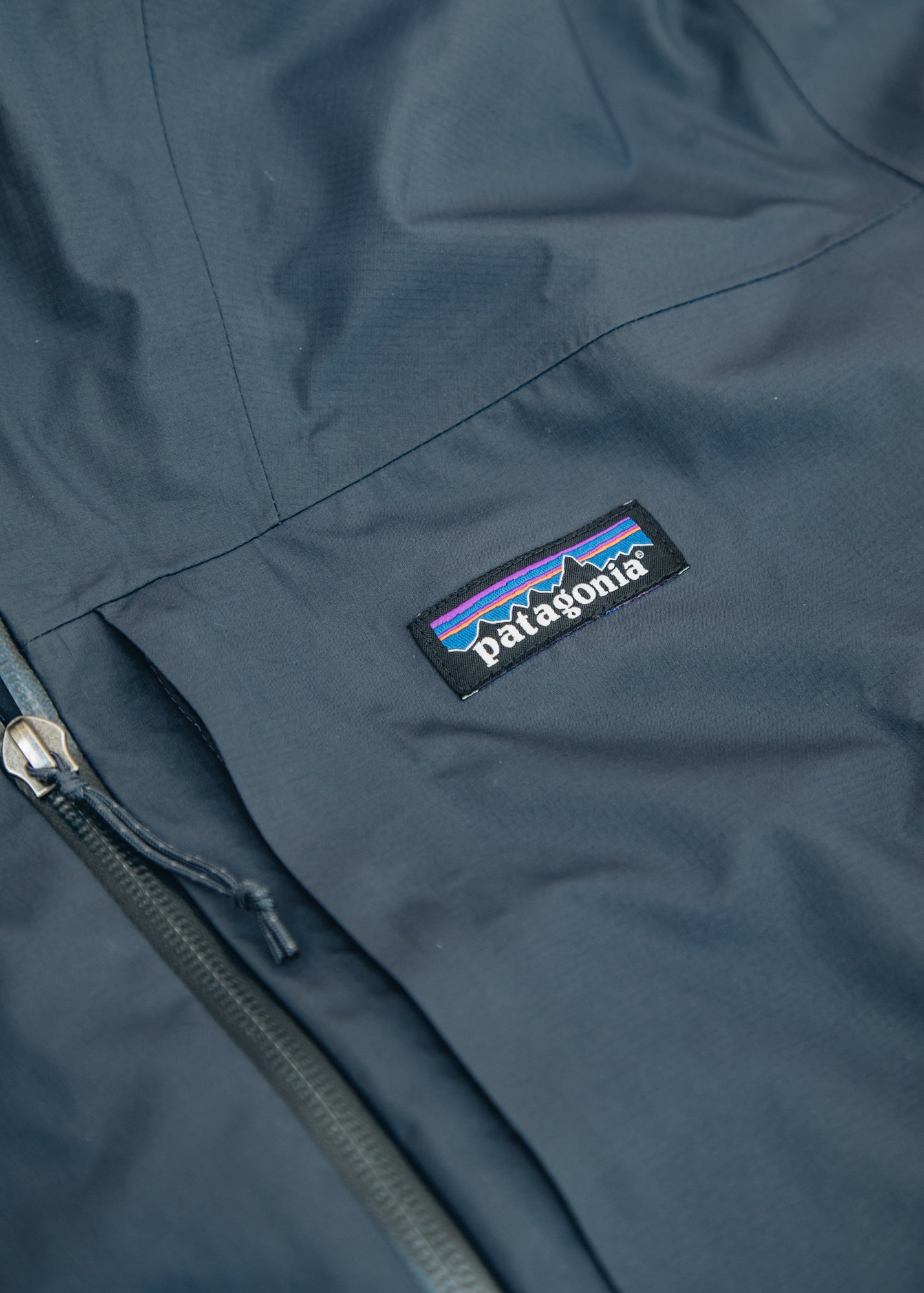 Patagonia Boulder Fork Rain Jacket in Smolder Blue