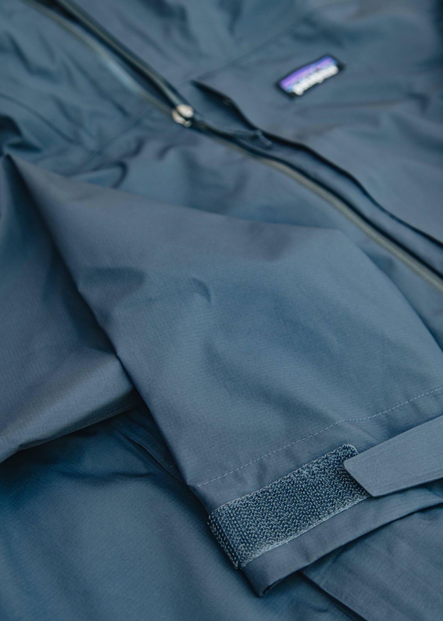 Patagonia Boulder Fork Rain Jacket in Smolder Blue