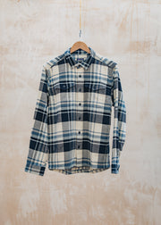 Fjord Flannel Shirt in Hibernate Sunken Blue