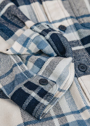 Patagonia Fjord Flannel Shirt in Hibernate Sunken Blue