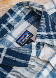 Patagonia Fjord Flannel Shirt in Hibernate Sunken Blue