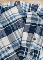 Patagonia Fjord Flannel Shirt in Hibernate Sunken Blue