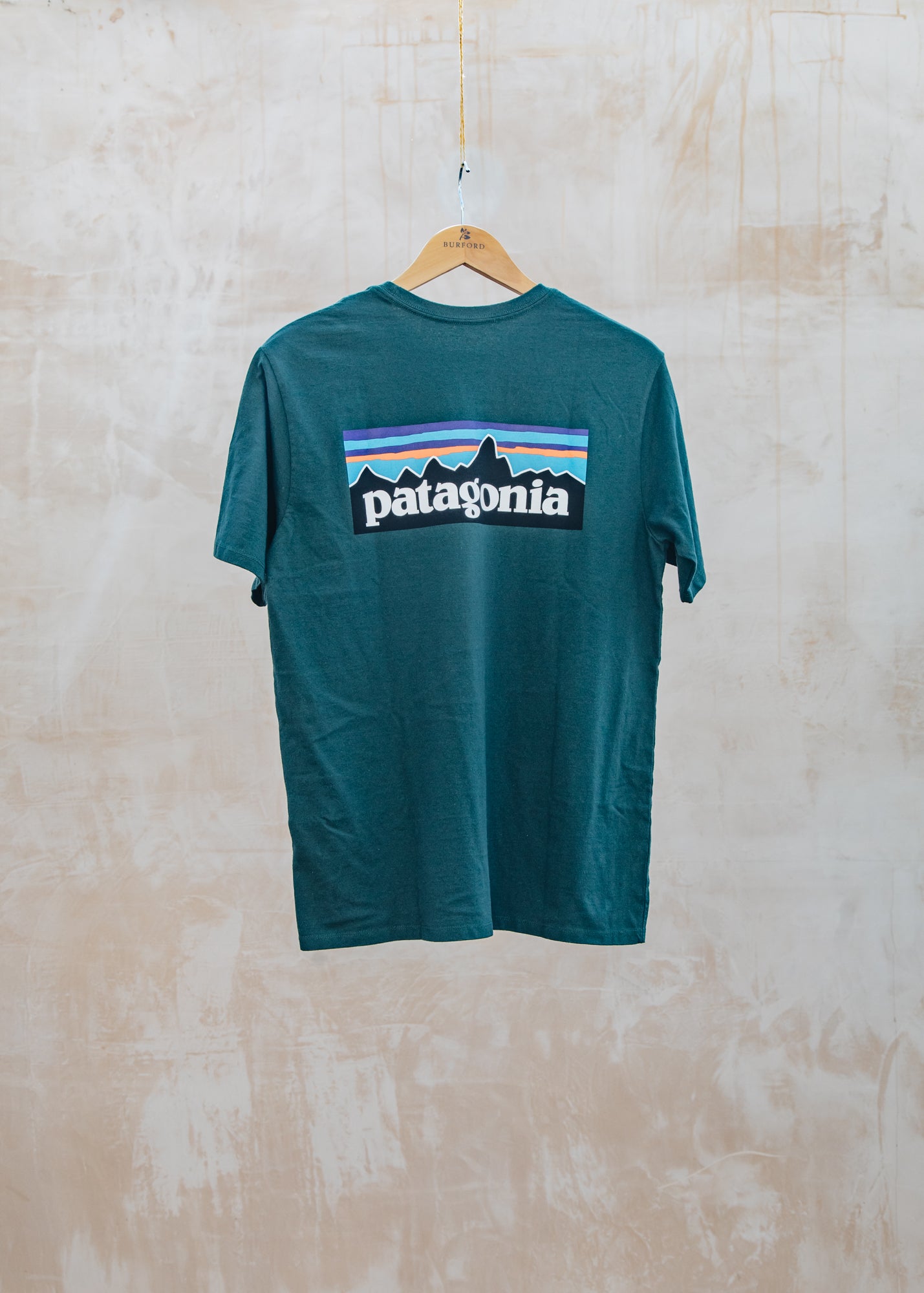 Patagonia P-6 Logo T-Shirt in Cascade Green