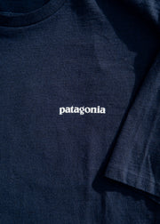 Patagonia P-6 Logo T-Shirt in New Navy