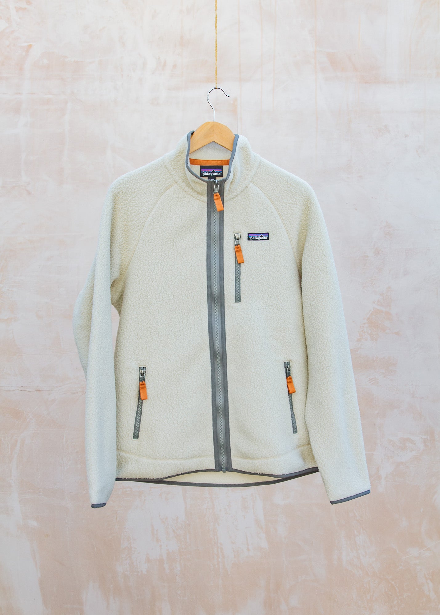 Retro Pile Jacket in Pelican