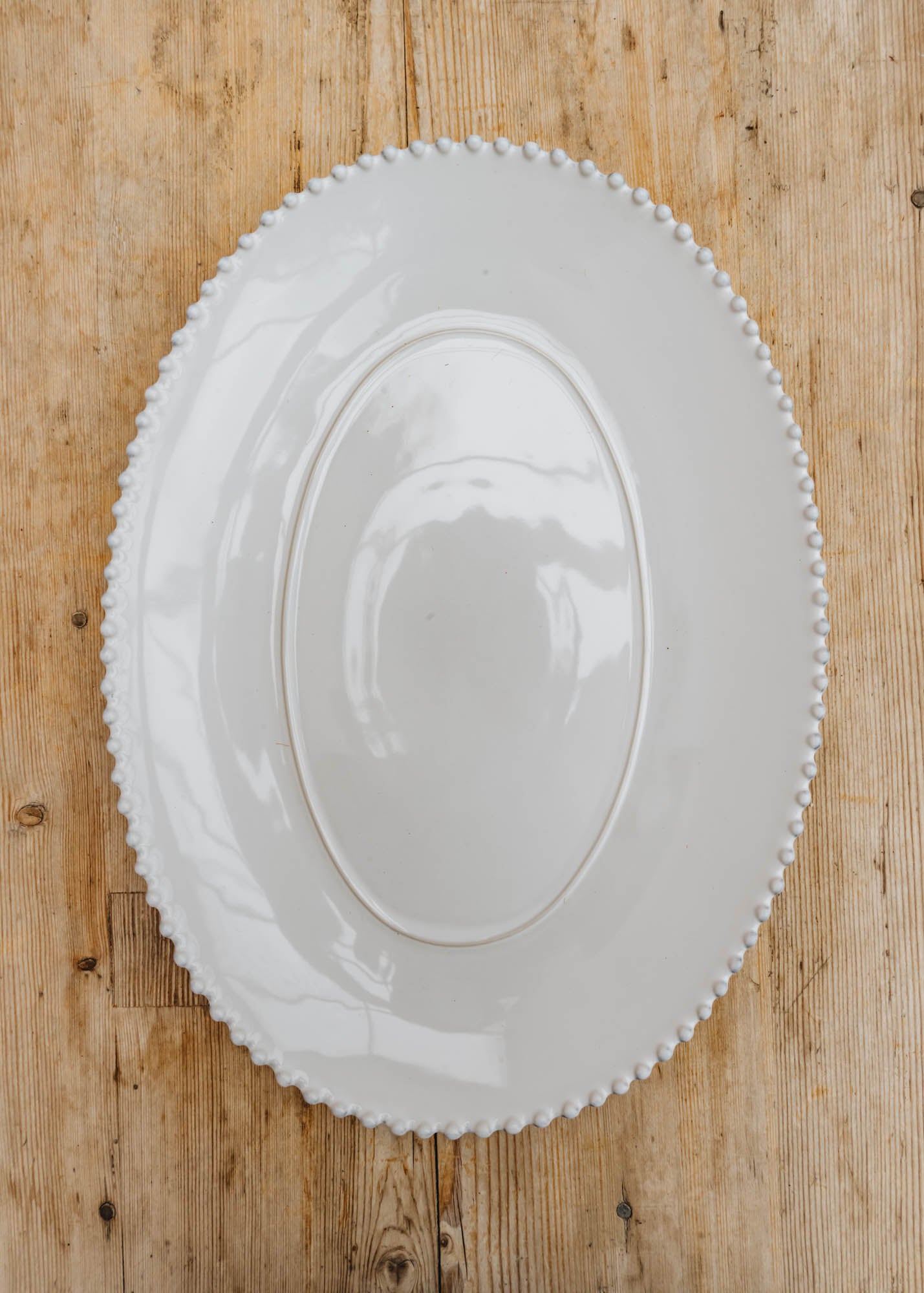Costa Nova Pearl White Large Oval Platter