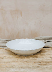 Pearl White Serving Bowl