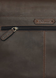 Ashwood Ashwood Pedro Messenger Bag in Mud