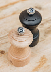 Peugeot Bistro Salt and Pepper Mills in Chocolate and Natural, 10cm