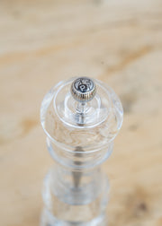 Peugeot Nancy Pepper Mill in Clear Acrylic
