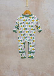 Pigeon Organics Babies' Kimono Romper in Apples