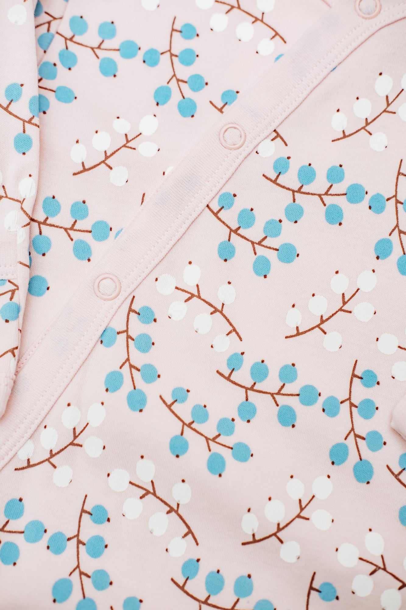 Pigeon Organics Babies' Kimono Romper in Winter Berry