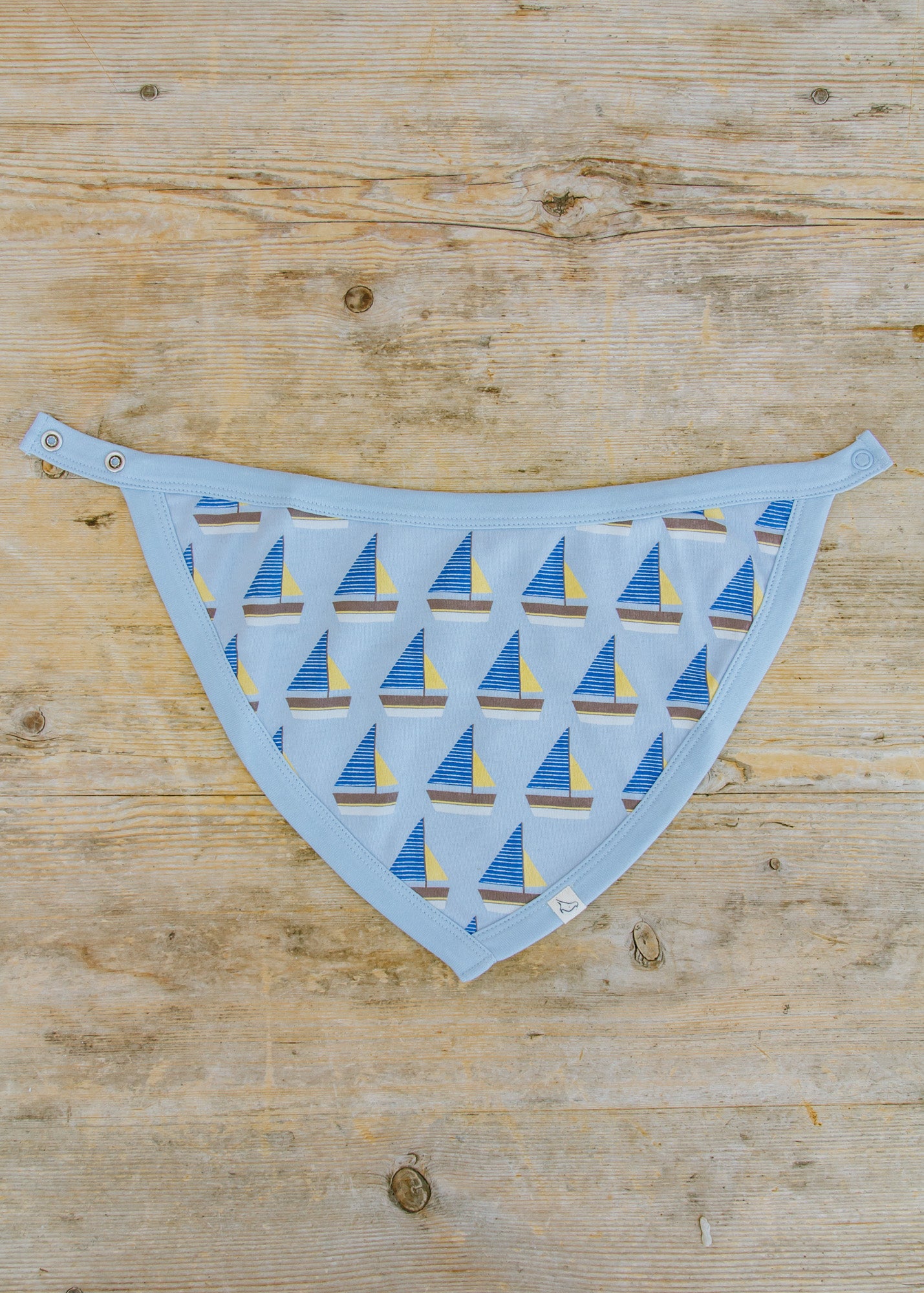 Pigeon Organics Babies' Bib in Boats