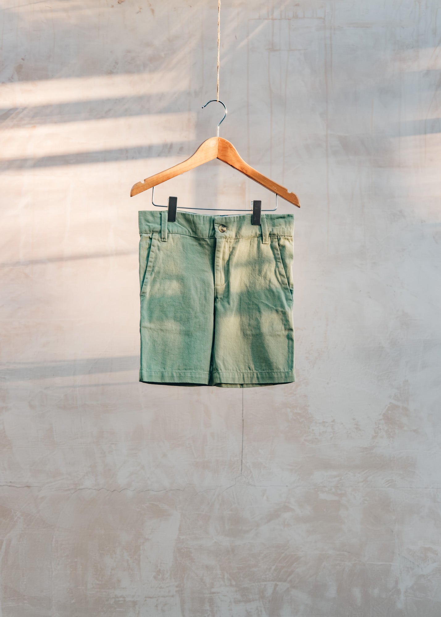 Bob & Blossom Children's Chino Shorts in Green