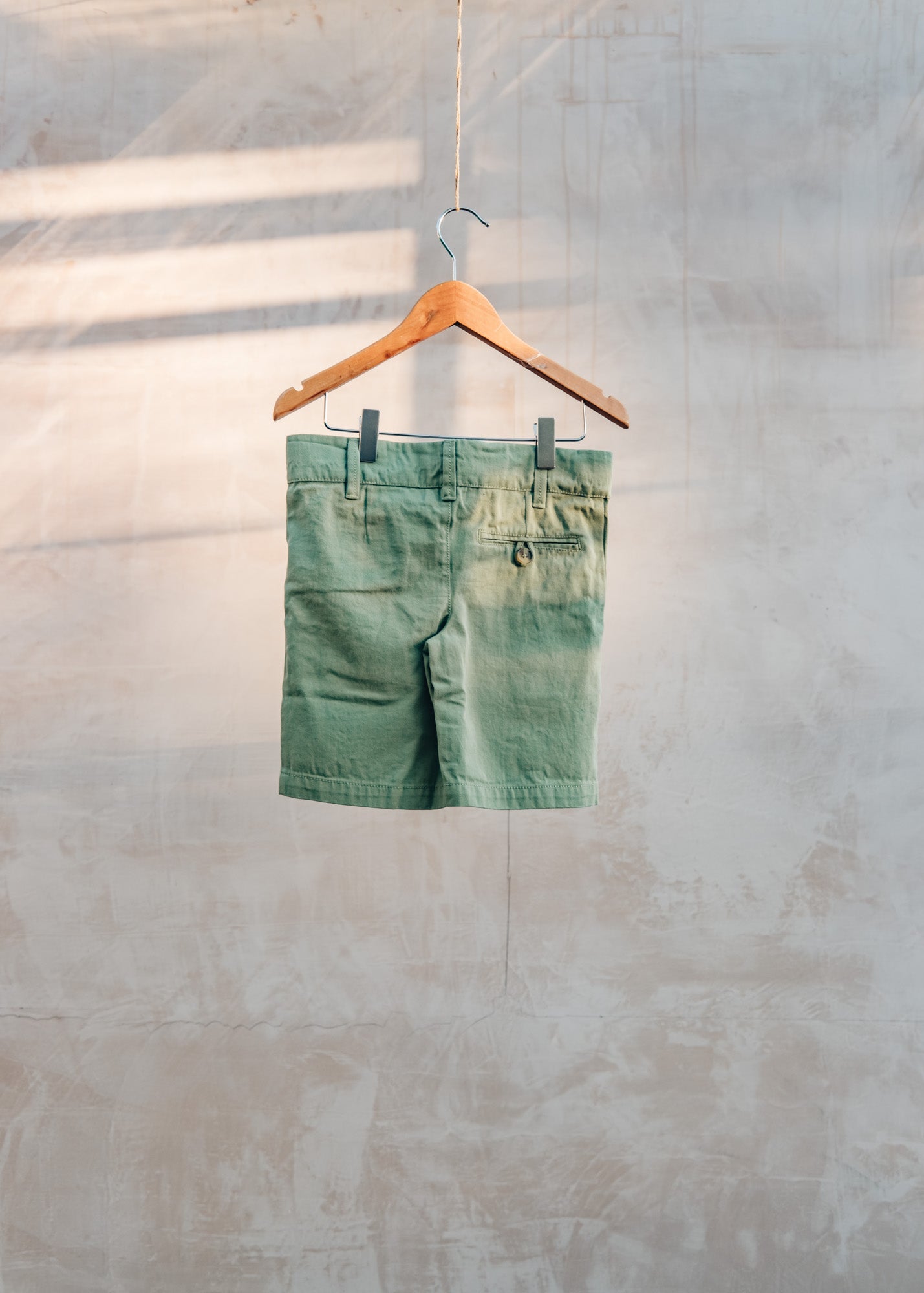 Pigeon Organics Children's Chino Shorts in Green