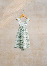 Pigeon Organics Children's Cross Back Dress in Block Flower