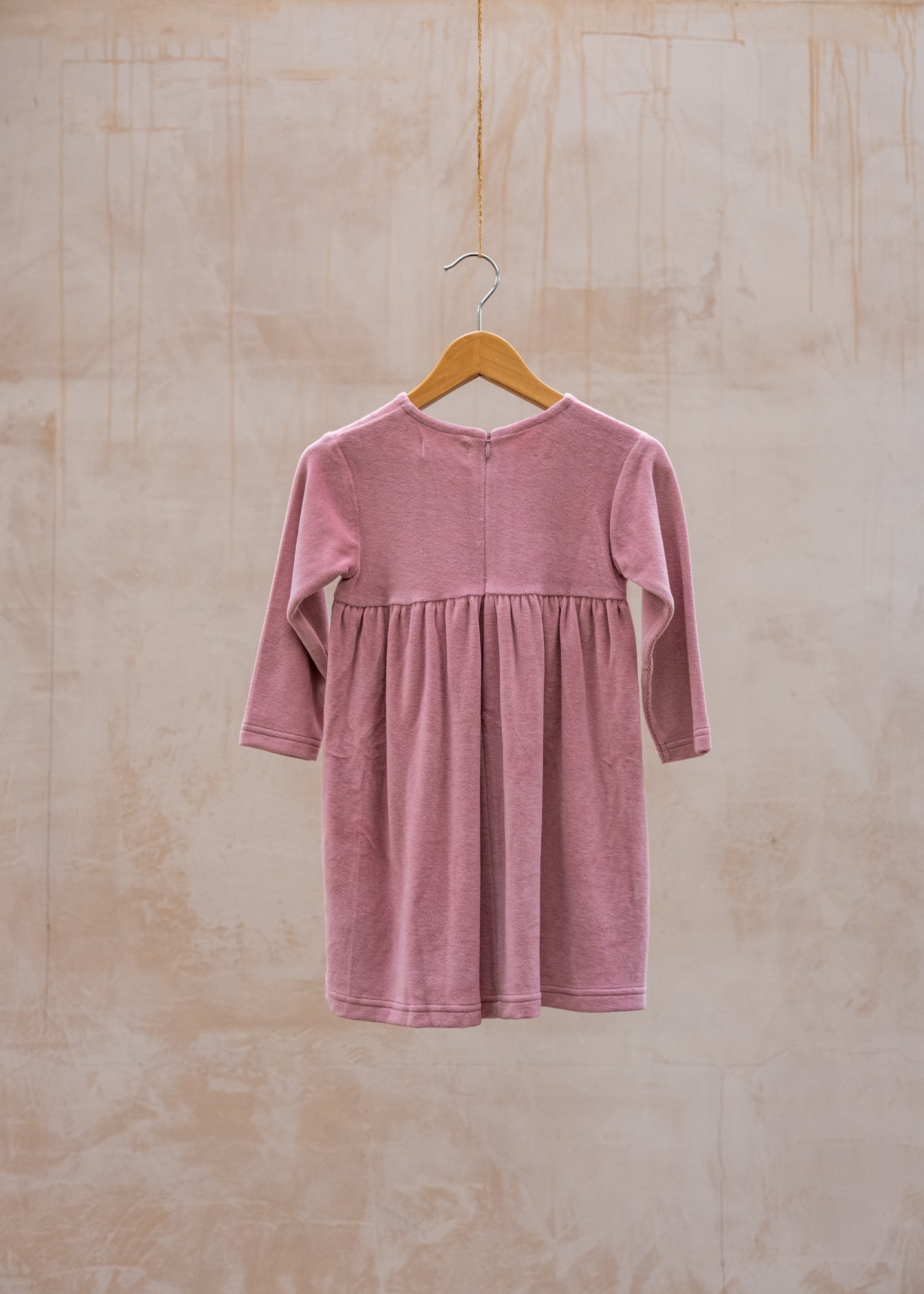 Pigeon Organics Children's Velour Party Dress in Pink