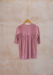 Pigeon Organics Children's Velour Party Dress in Pink