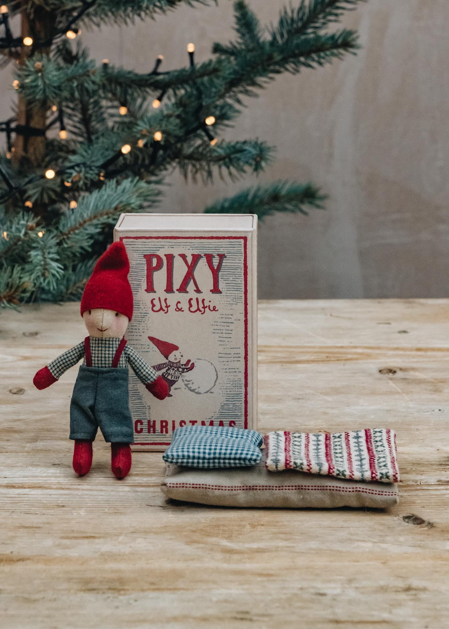 Maileg Pixy Elf in Matchbox