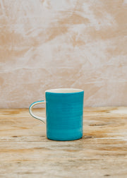 Hook Norton Pottery Plain Wash Demi Mug in Turquoise