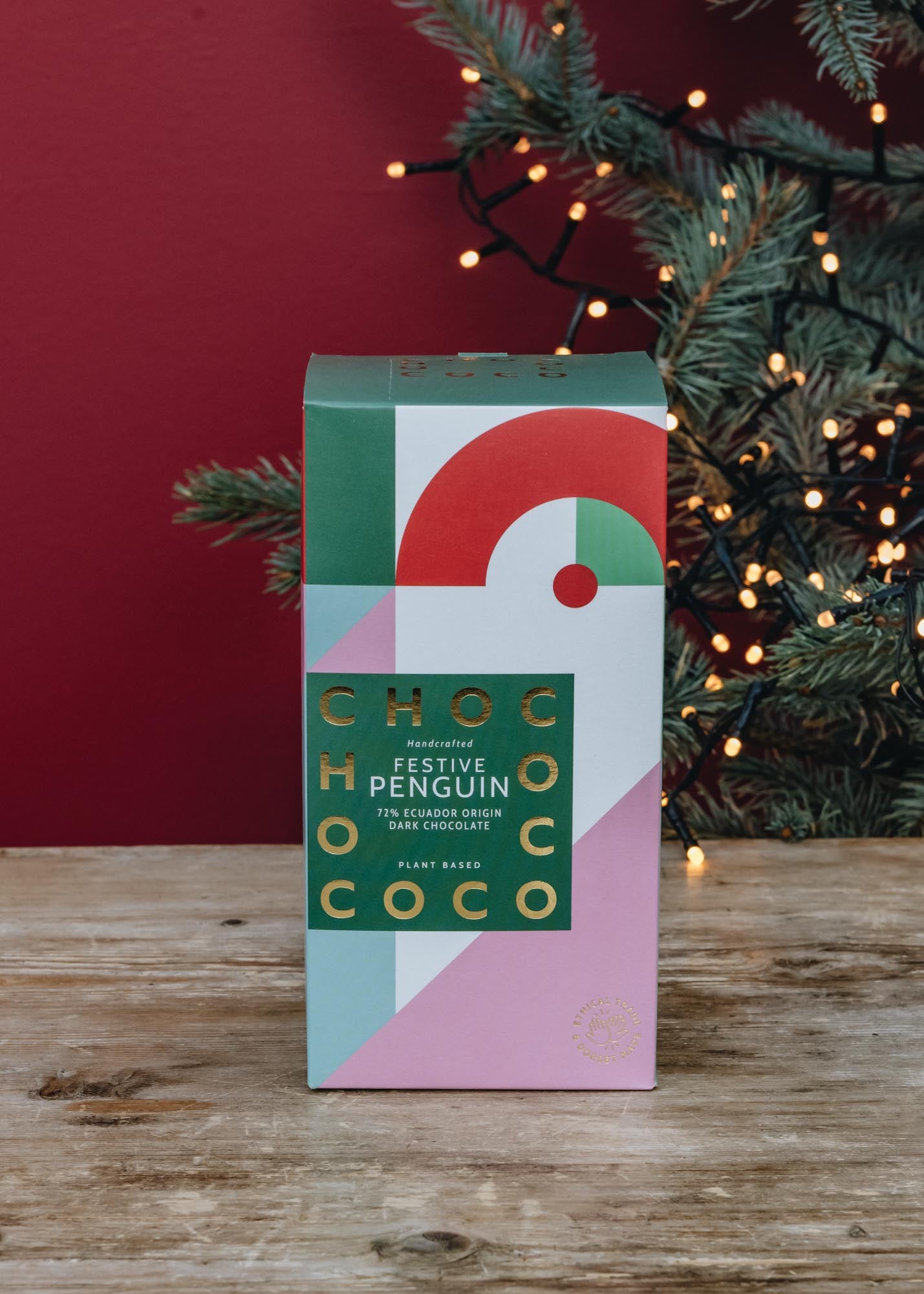 Plant Based Dark Chocolate Penguin