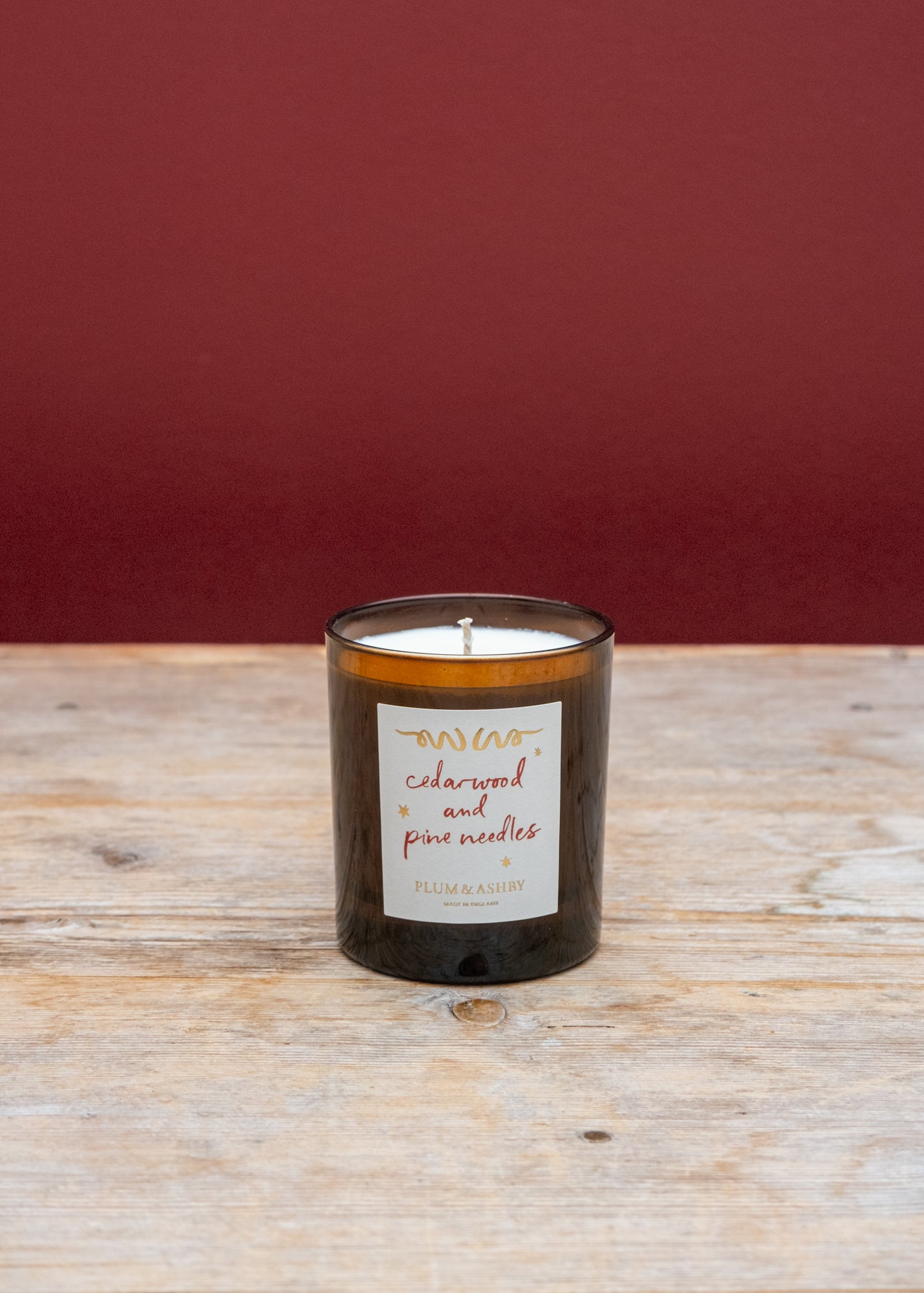 Plum & Ashby Scented Candle in Cedarwood and Pine Needles