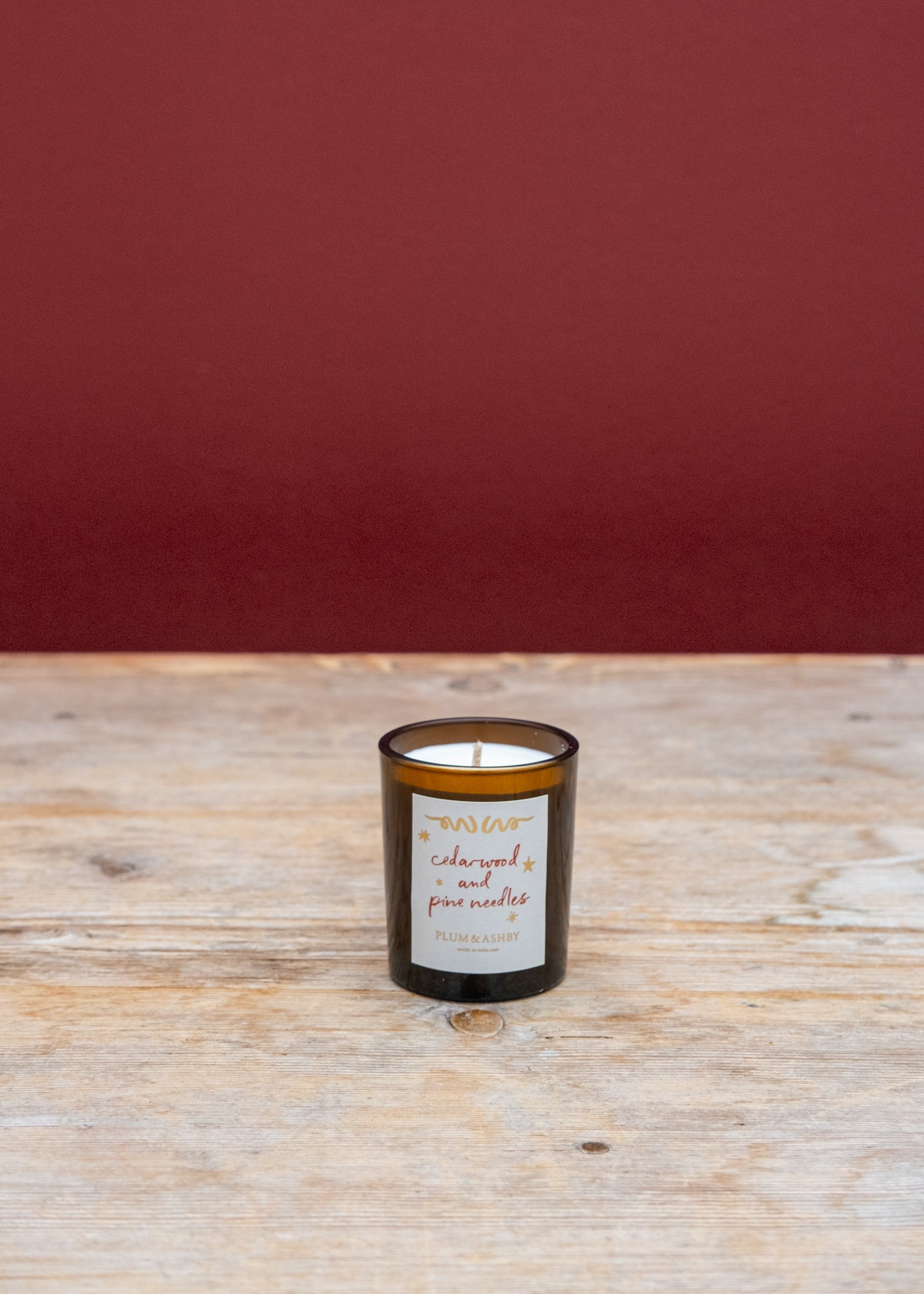 Plum & Ashby Votive Candle in Cedarwood and Pine Needles