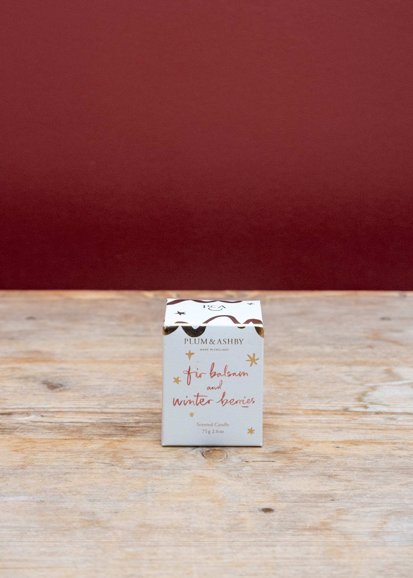 Plum & Ashby Votive Candle in Fir Balsam and Winter Berries