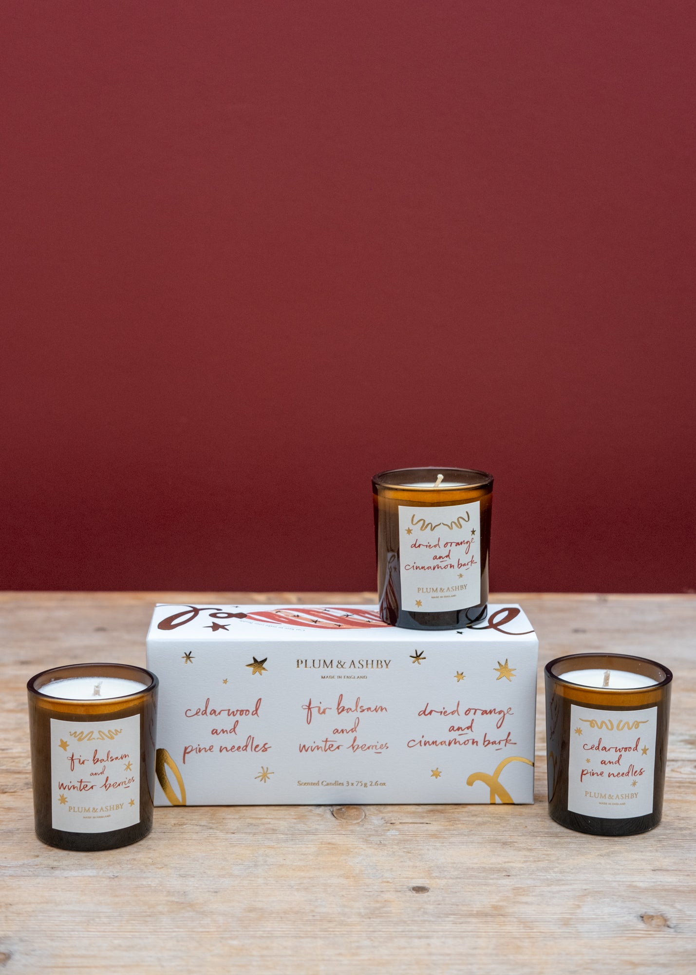 Winter Votive Candle Set