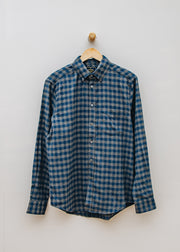 Portuguese Flannel Aquila Shirt in Blue