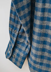 Portuguese Flannel Aquila Shirt in Blue