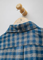 Portuguese Flannel Aquila Shirt in Blue