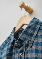 Portuguese Flannel Aquila Shirt in Blue