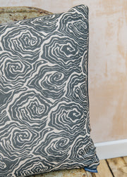 Print Sisters Archive Monochrome Oysters Square Cushion