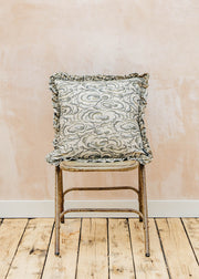 Print Sisters Archive Kumo Clouds Ruffled Cushion