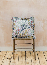 Print Sisters Archive Tree of Life Ruffled Cushion