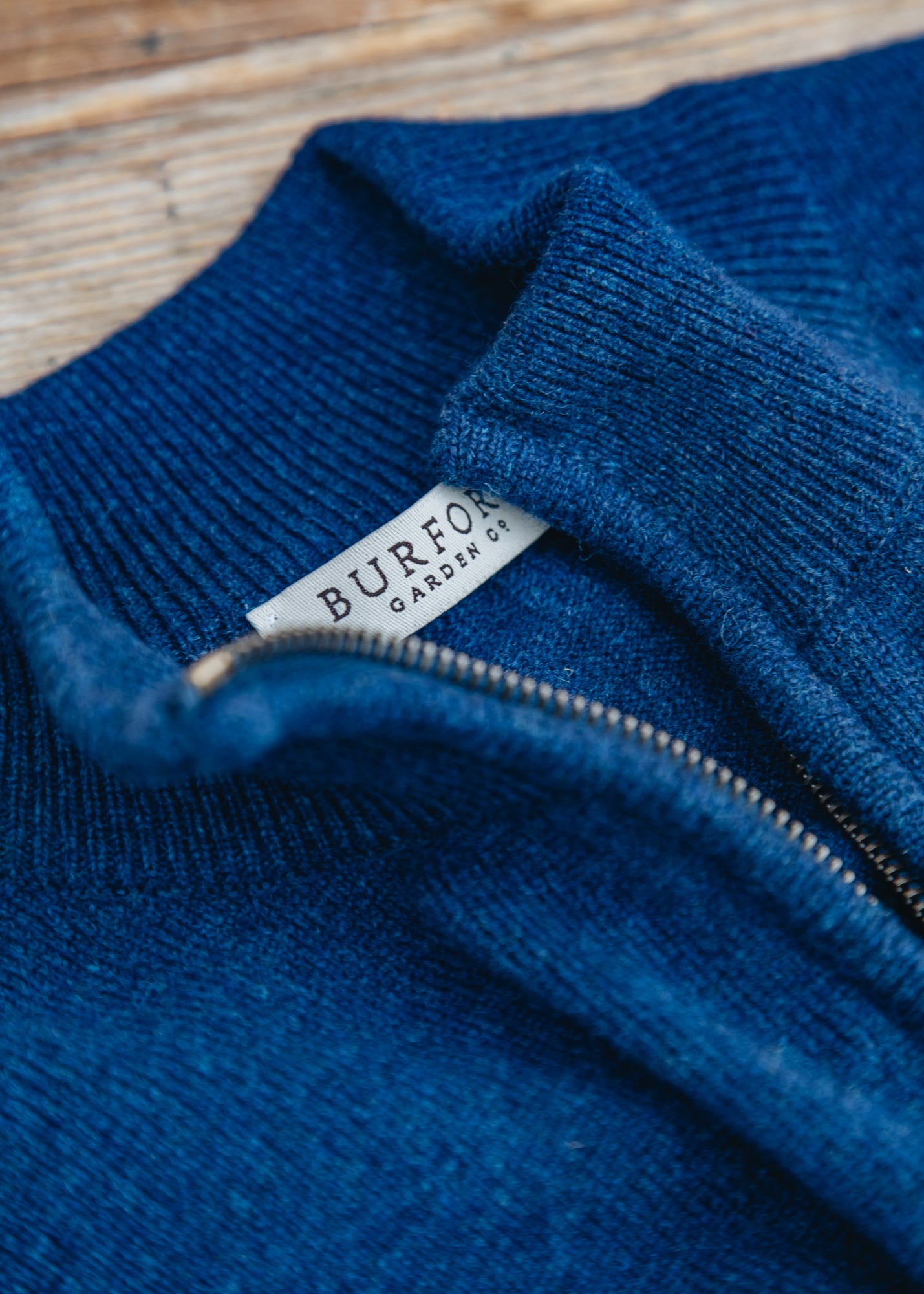William Lockie Quarter Zip Pullover in Regatta