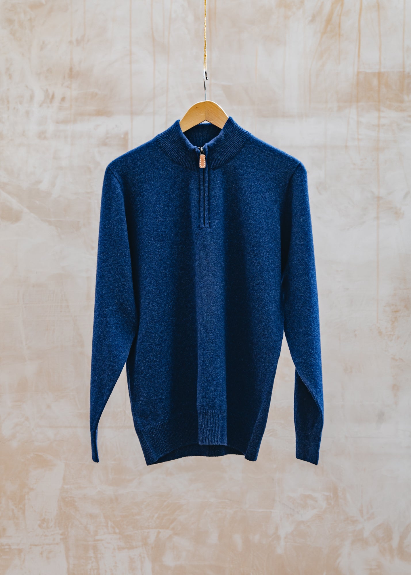 William Lockie Quarter Zip Pullover in Regatta
