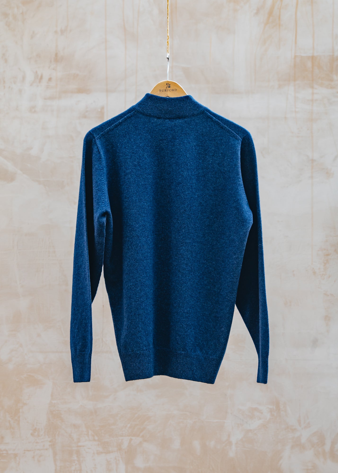William Lockie Quarter Zip Pullover in Regatta