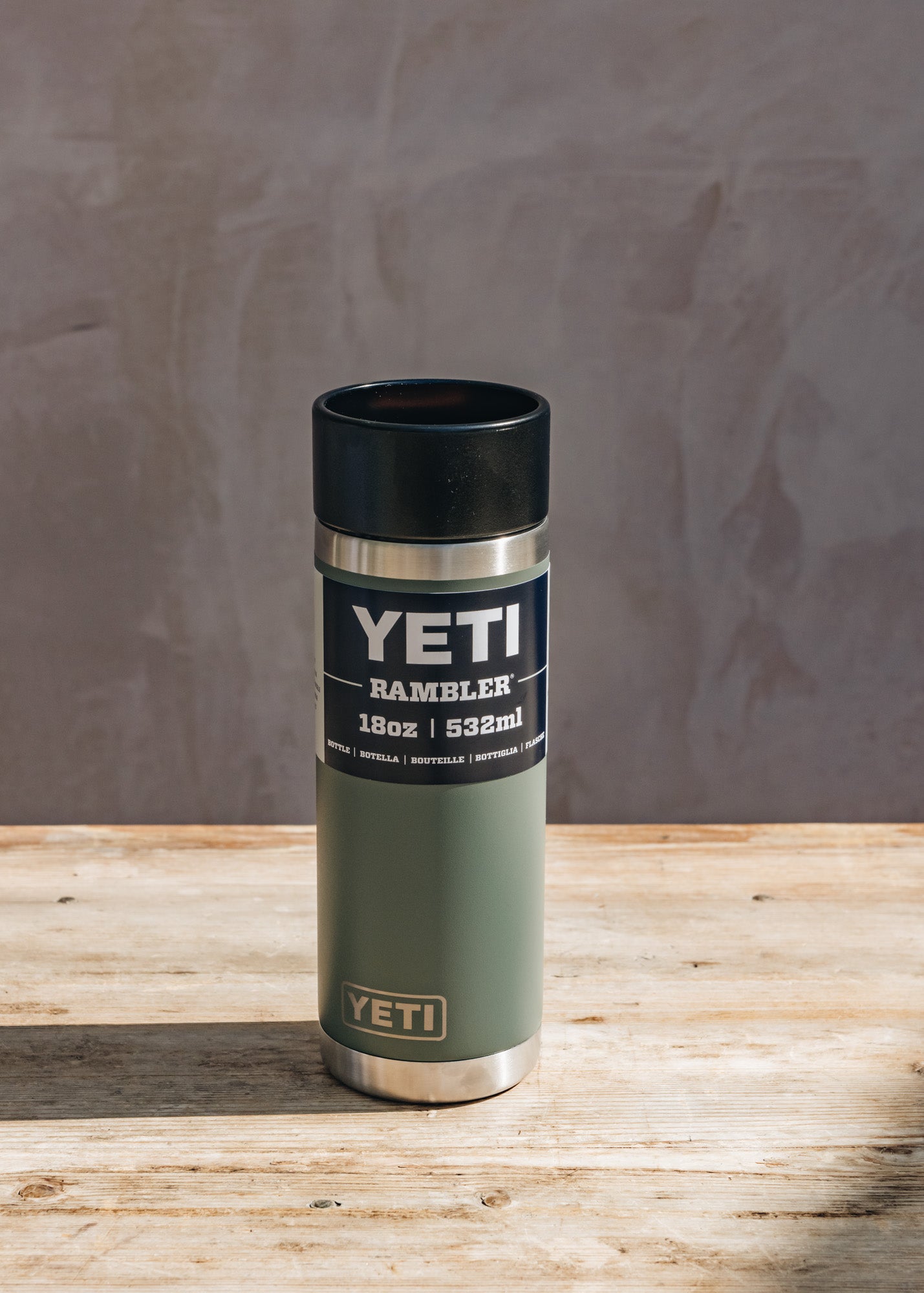 YETI Rambler Hot Shot Bottle 18oz in Camp Green