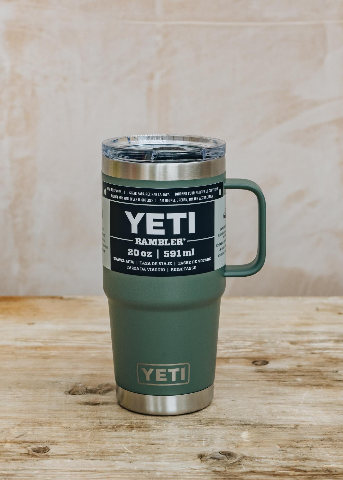 Rambler Travel Mug 20oz Camp Green