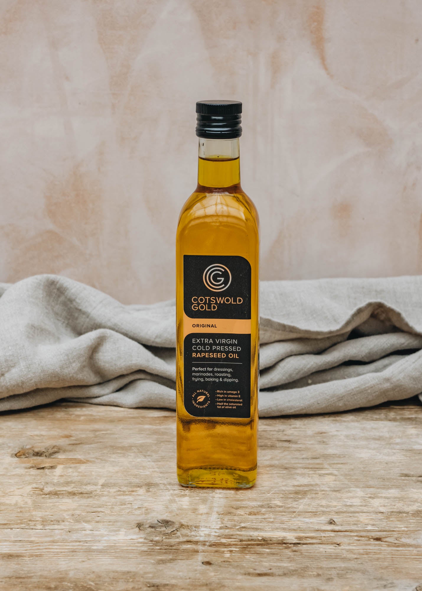 Cotswold Gold Extra Virgin Cold Pressed Rapeseed Oil, 500ml