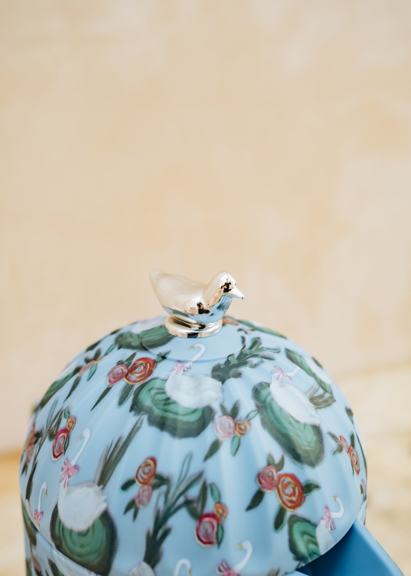 Rice Thermo Jug in Swan Lake Silver Bird, 1L