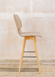 Richard Stamp Clipper High Bar Stool in Mocca Forward