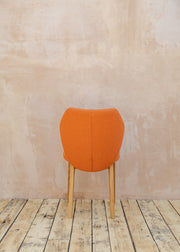 Richard Stamp Toby Dining Chair in Orange Facet