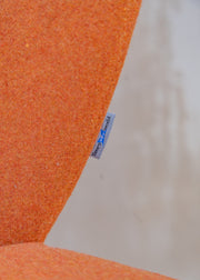 Richard Stamp Toby Dining Chair in Orange Facet