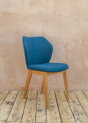 Richard Stamp Toby Dining Chair in Petrol Facet
