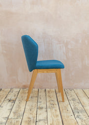 Richard Stamp Toby Dining Chair in Petrol Facet